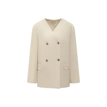 Loulou De Saison Jackets Coats Women's Beige