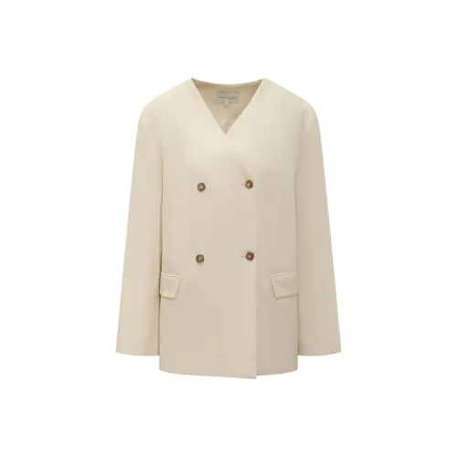Loulou De Saison Jackets Coats Women's Beige