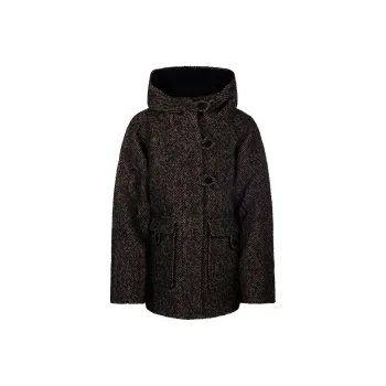 GANNI Herringbone Midi Jacket