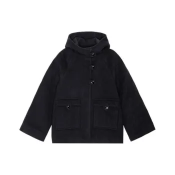 GANNI Hooded Midi Jacket