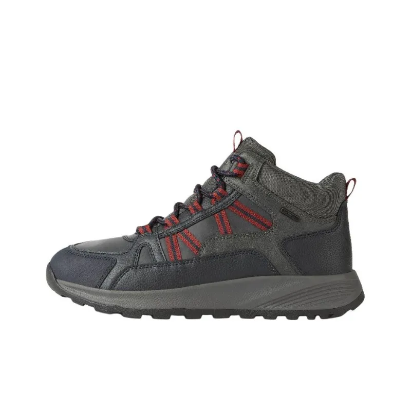 GEOX Terrestre Ab Mid Top Casual Shoes Men's Gray-0