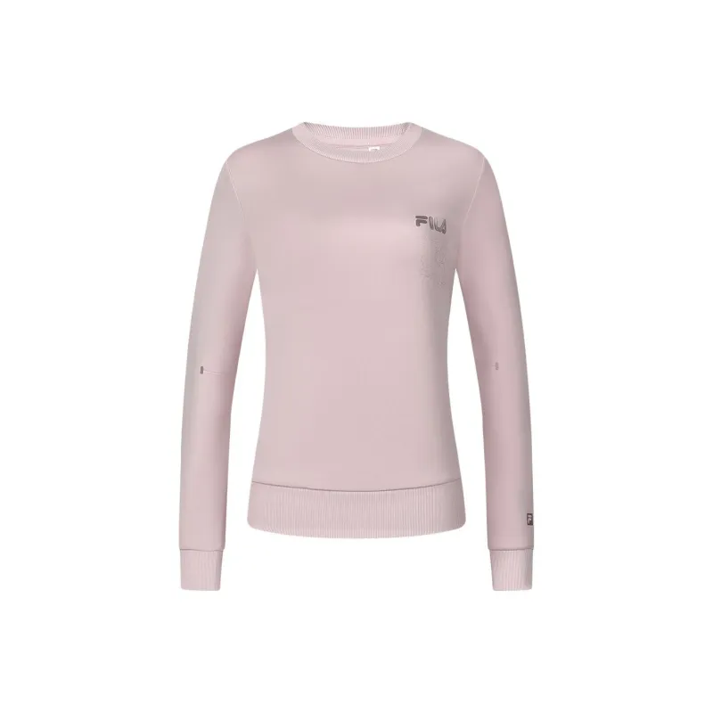 FILA Sweatshirt Women's Light Purple Red-0
