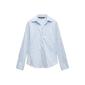 ZARA Shirts Women's Blue/White