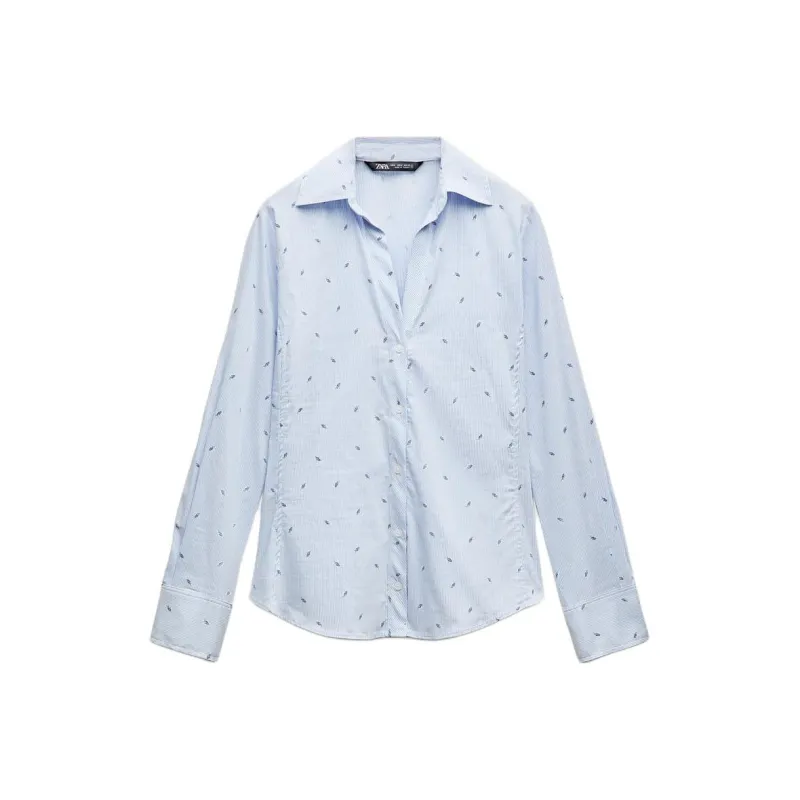 ZARA Shirts Women's Blue/White-0