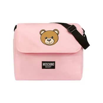 MOSCHINO Cotton Shoulder Bag Women's Pink