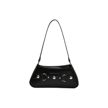 Yalu PU Shoulder Bag Women's Black/White/Silver/Gray/Blue/Pink