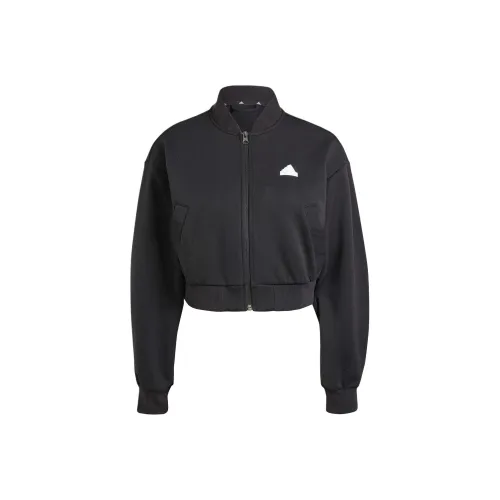 Adidas Future Icons 3 Stripes Bomber Jacket Jackets & Coats Women's Black