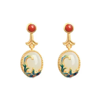 JKEM Resin Stud Earrings Women's