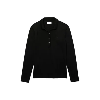 LACOSTE Stretch-cotton Polo Top
