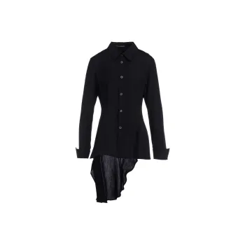 Yohji Yamamoto Draped Cady Shirt