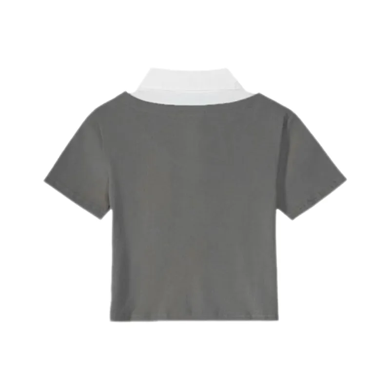 ABBY GODDESS T Shirt Women's Gray-1