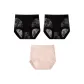 Elegant Black+Elegant Black+Skin-Softening Pink[3 Pack]Sexy Lace Luxury