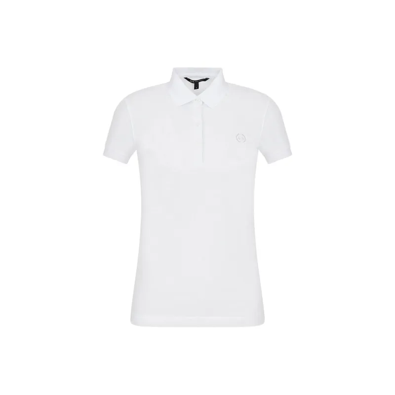 ARMANI EXCHANGEAE SS24 Polo Shirt Women's White-0