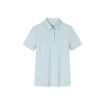 Anta Comprehensive Training Collection Sports Lifestyle Collection Polo Shirt Women's Light Glow Blue