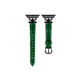 Bamboo Pattern Green-Black Buckle