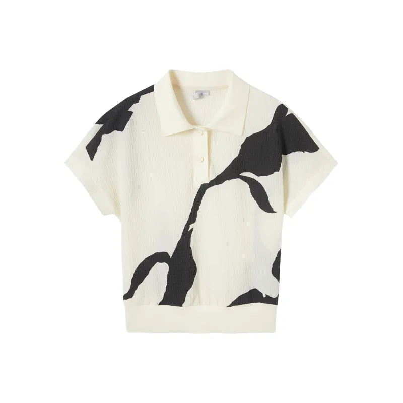 DIALOGUE Chiffon Shirts Women's Cream Beige-0