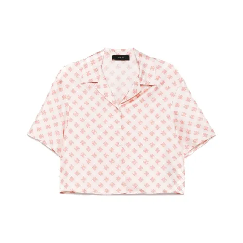 AMIRI Allover Ma Printed Short Sleeved Shirt