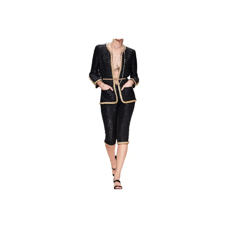 CHANEL SS22 Jacket Women's Black-0