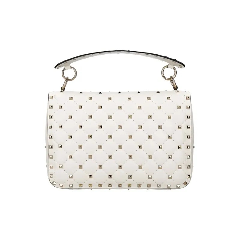 Valentino Sheepskin Shoulder Bag, Crossbody Bag Regular Women's Ecru-2