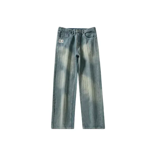 FCB ARCELONA Jeans Men Blue