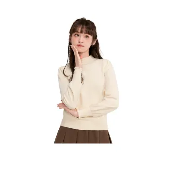 ZIHAN Knitwear Women's Beige Gold