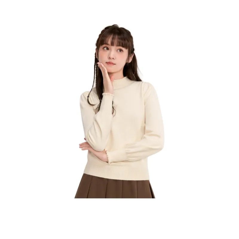 ZIHAN Knitwear Women's Beige Gold-0
