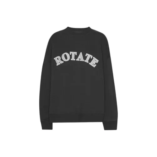 Rotate Logo Patch Crewneck Sweatshirt