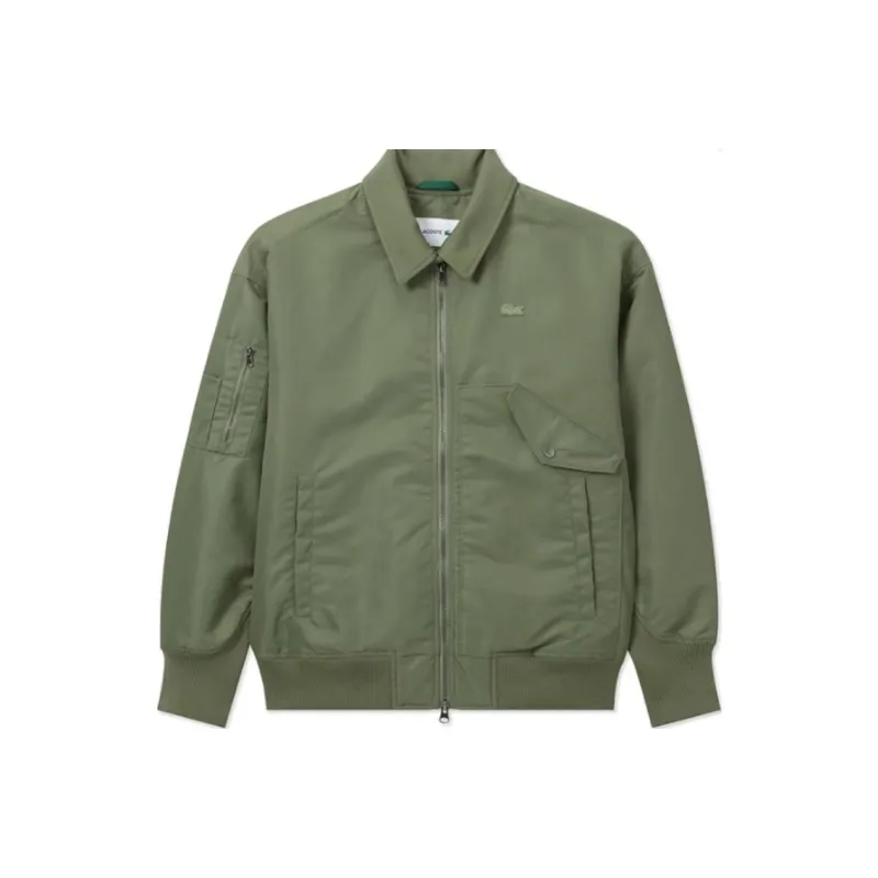 LACOSTE Jackets Coats Women's Khaki Green-0
