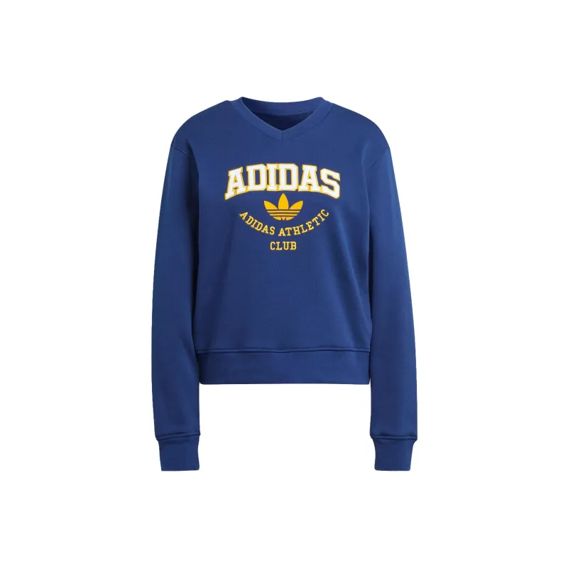 Adidas Originals COLLEGE GRAPHIC Sweatshirt Women's Blue-0