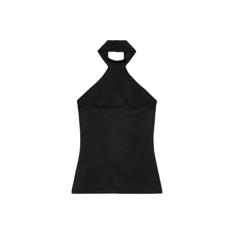 ZARA Tank Tops Women's Black-1
