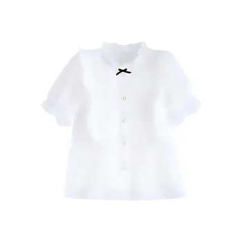 ETSE Chiffon Shirts Women's White