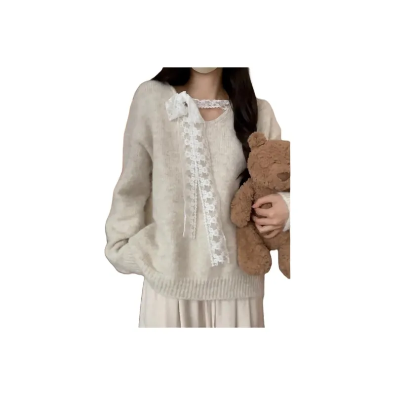 Flowers In Water Knitwear Women's-1