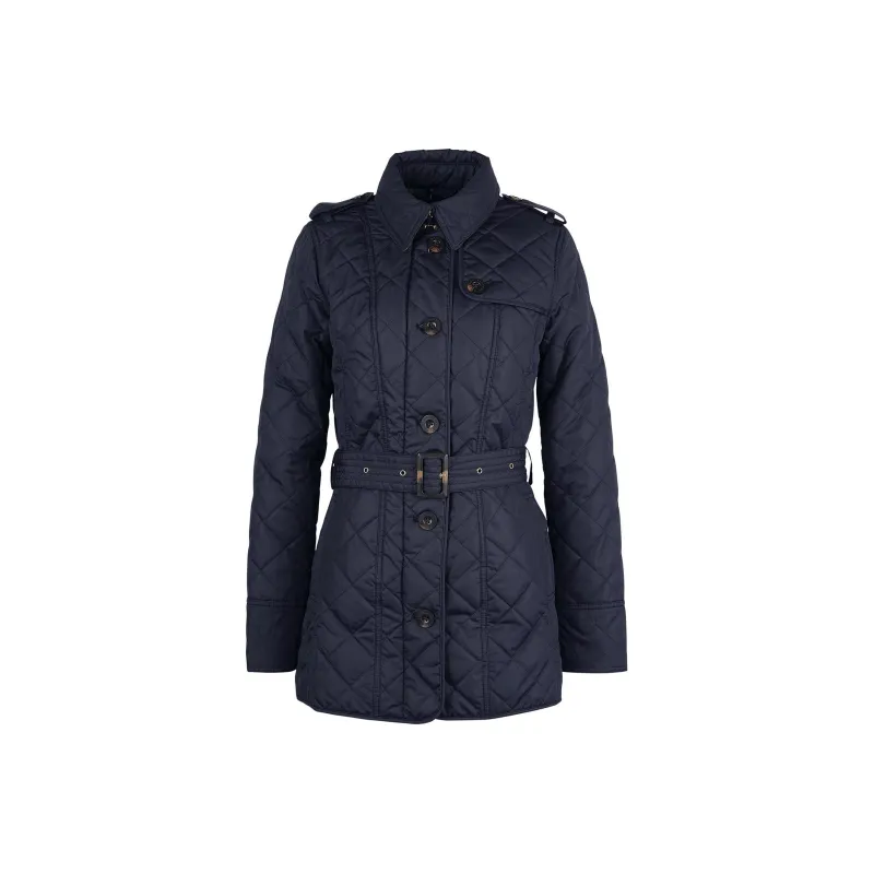 BARBOUR Tummel Quilted Jacket Jackets Coats Women's Dark Marine Blue-0