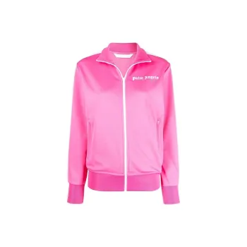 PALM ANGELS Women'ss Track Jacket Fuchsia/White