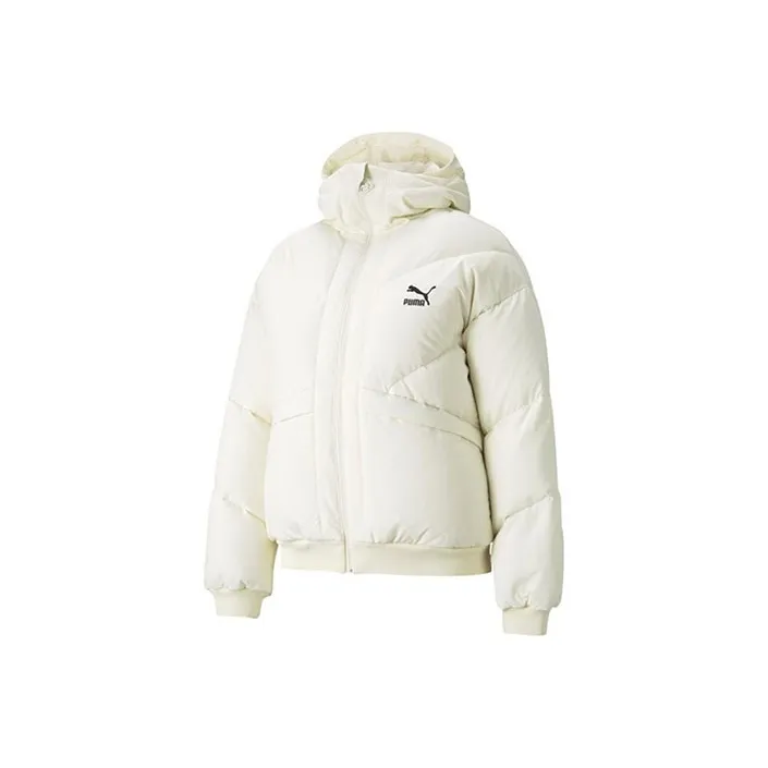PUMA CLASSICS Down Jackets Women's Ivory White-0