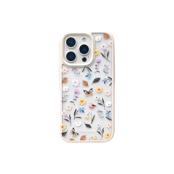 Wei Xin Acrylic Material Floral Butterfly Bird Phone Cases Compatible With IPhone 16/15 Pro Max/Apple 13/14 Pro/Max
