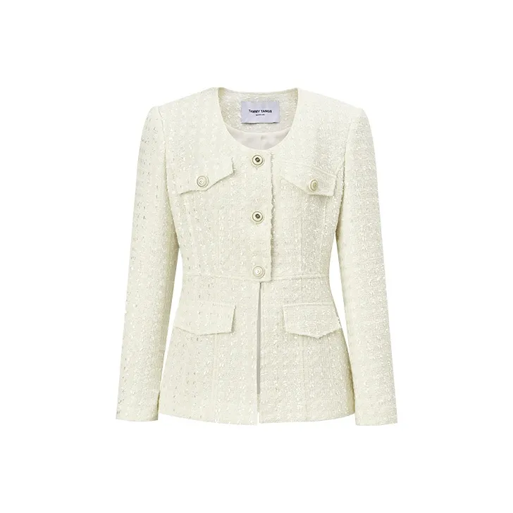 TAMMY TANGS Jackets Coats Women's Beige-0