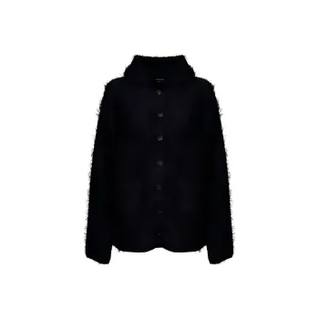 Balenciaga Hooded Cardigan 'Black'