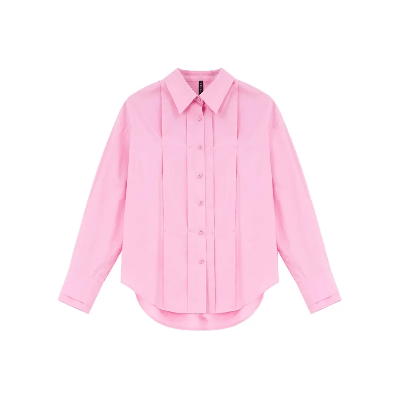 VIMLY Shirts Women's Peach Pink-0