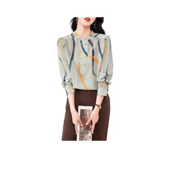 Yi Mengyuan Shirt Women's Light Greenish