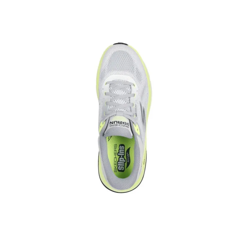 Skechers Goran Max Cushioning Arch Fit Low Top Running Shoes Men's Light Gray-3