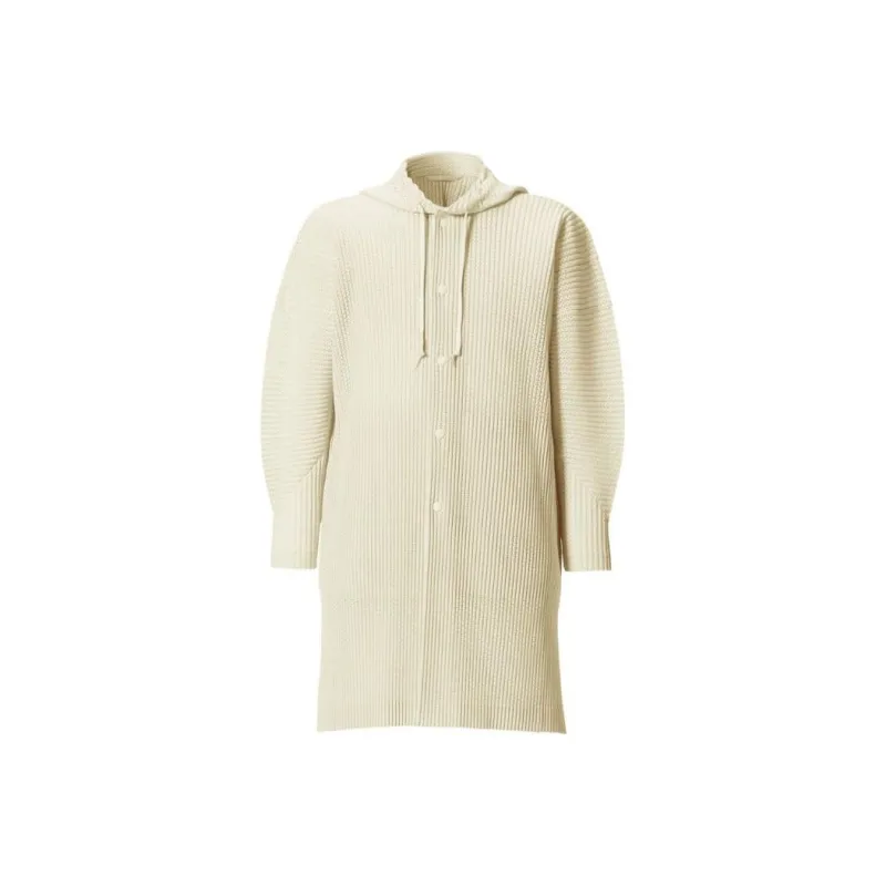 Homme Plissé Issey Miyake Jackets Women's Beige-0