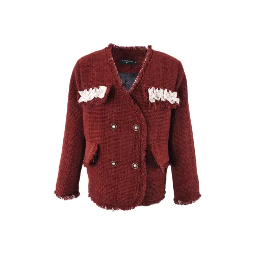 CLOUD SEASON Jackets Coats Women's Red