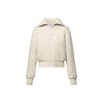 LOUIS VUITTON Shearling Effect Monogram Jacket