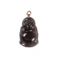 Smoky Purple Standing Buddha Pendant