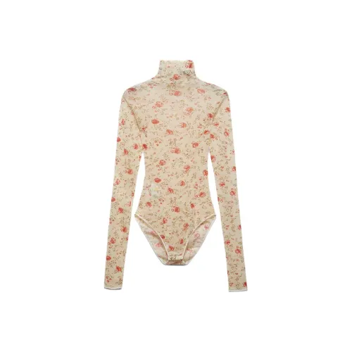PRADA Allover Printed Jersey Bodysuit