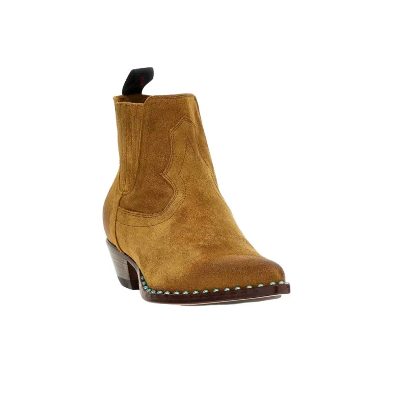 SONORA BOOTS Hidalgo Short Chelsea Boots Women's Light Umber-2