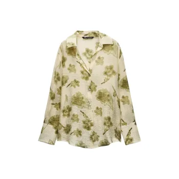 ZARA Shirts Women's Green