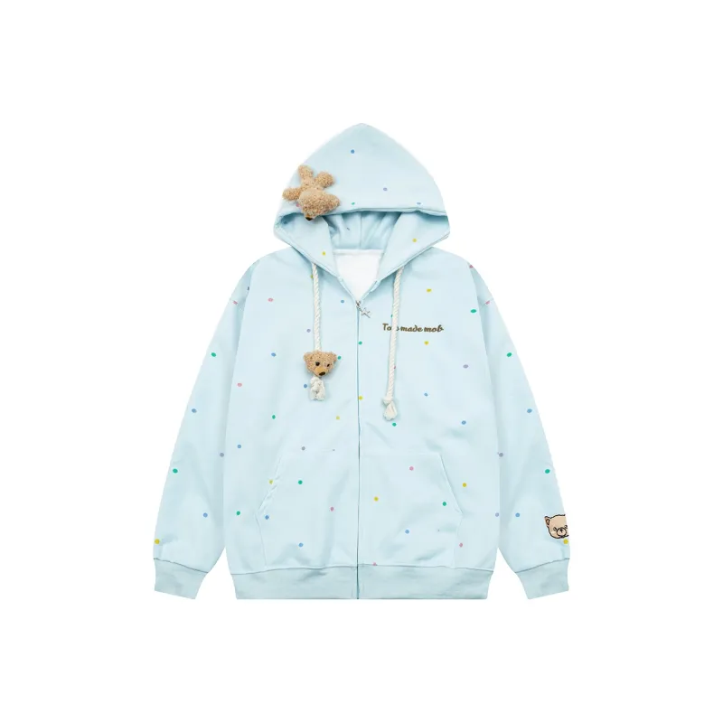 PAZZO Original Cute Plush Hoodie Cardigan Women's-2