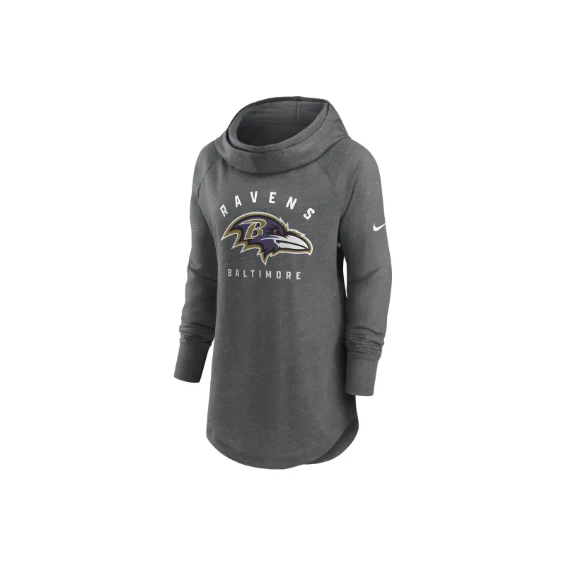 Nike x NFL Collaboration Baltimore Ravens Sweatshirt Women's Gray-0